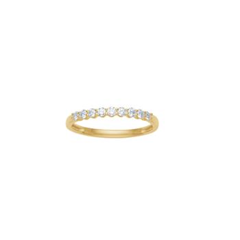 14kt. guldring m. 0,25 W/SI from Siersbøl