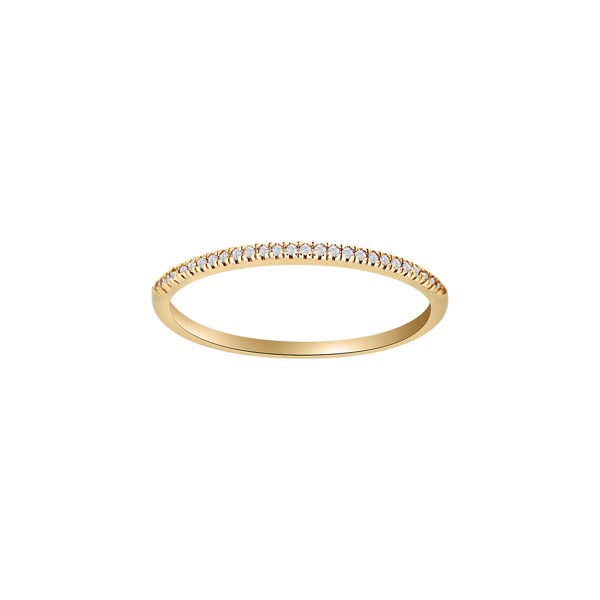 Siersbøl\'s Handmade finger ring in 14 kt gold with two hearts