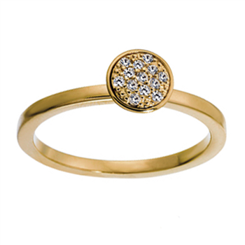 14kt ring med 0,100ct w/si from Siersbøl