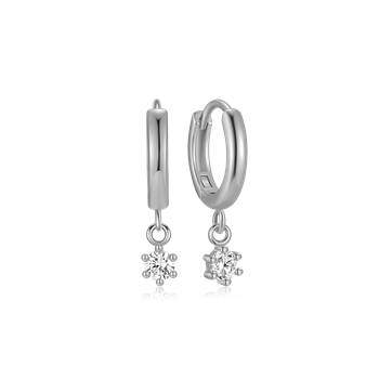Sølv creoler from Støvring Design