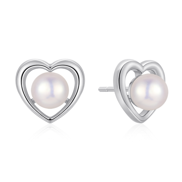 Sølv creoler from Støvring Design