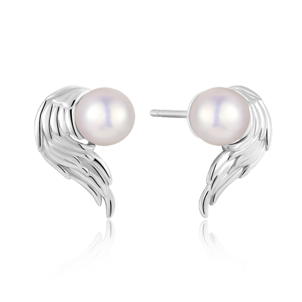 Sølv creoler from Støvring Design