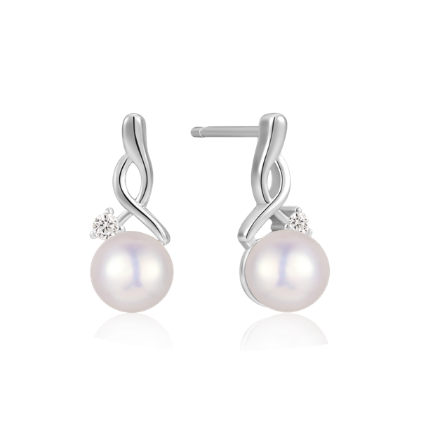 Sølv creoler from Støvring Design