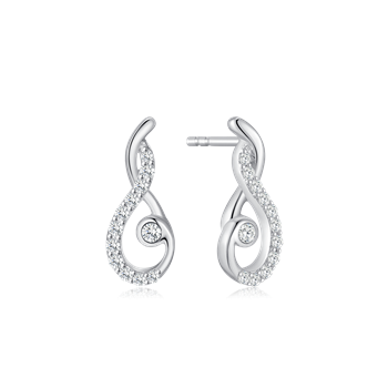 Sølv ørestikker from Støvring Design