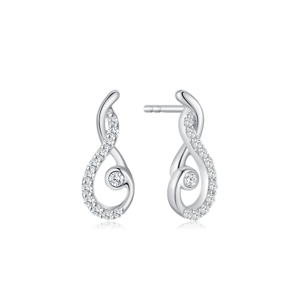 Sølv ørestikker from Støvring Design