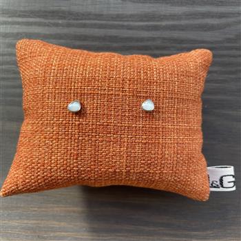 Ørestik sølv dråbe cateye from L&G