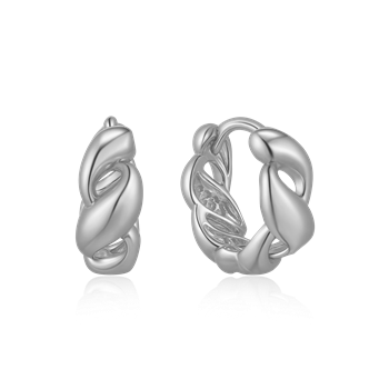 Sølv creoler from Støvring Design