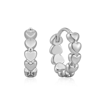 Sølv creoler from Støvring Design