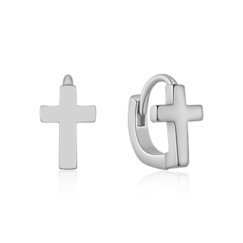 Sølv creoler from Støvring Design