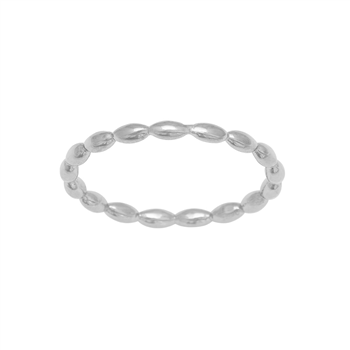 Rhod. sølvring Str.54 from Siersbøl