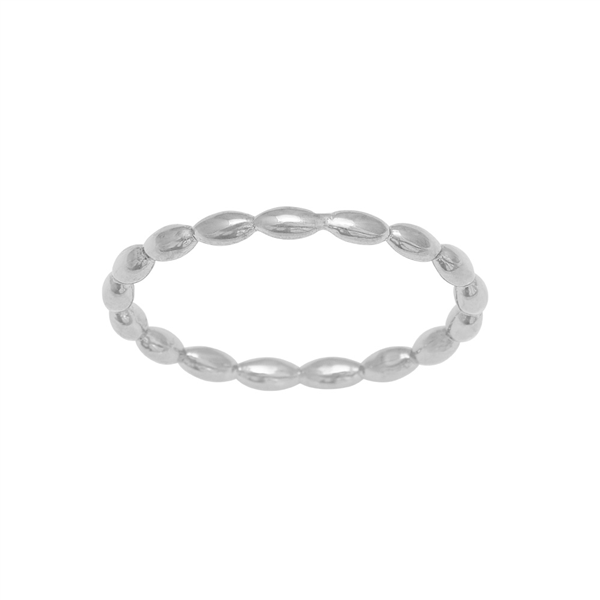 Rhod. sølvring Str.54 from Siersbøl