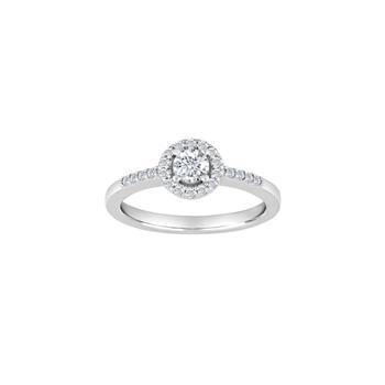 Rhod. sølvring ELLENOR B 7mm Str.60 from Joanli Nor