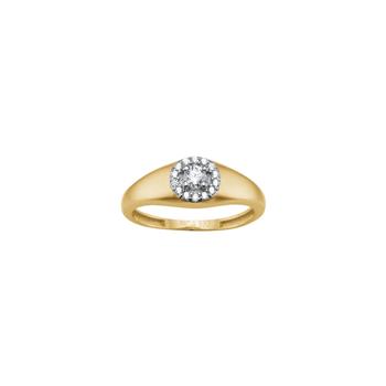 8kt. guldring  m. cz from Siersbøl