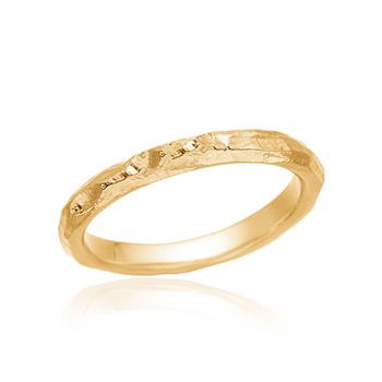 Feminin ring i guldbelagt sølv from Blicher Fuglsang