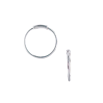 SØLV CREOL 17,5 MM , TRÅD 1MM MASSIV M/V from Aagaard