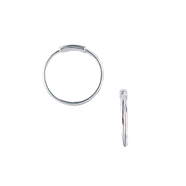 SØLV CREOL 17,5 MM , TRÅD 1MM MASSIV M/V from Aagaard