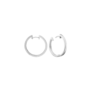 SØLV CREOL 14MM TRÅD 3MM M/KLAPLÅS from Aagaard