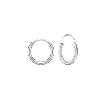 SØLV CREOL 14MM TRÅD 2mm M/VIPPELÅS from Aagaard