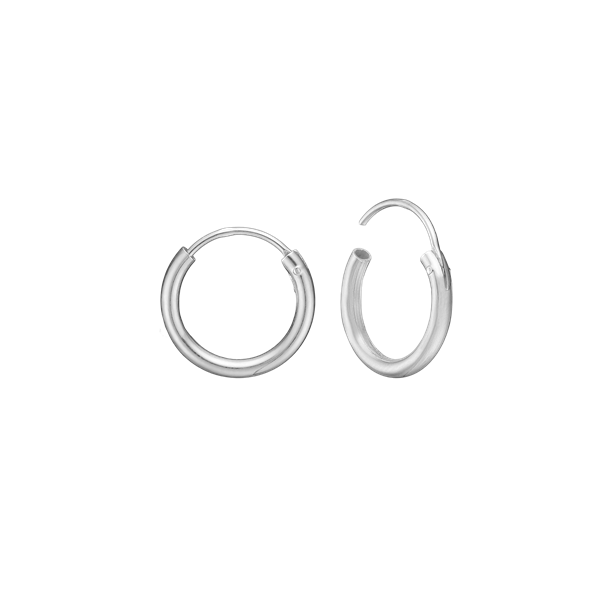 SØLV CREOL 14MM TRÅD 2mm M/VIPPELÅS from Aagaard