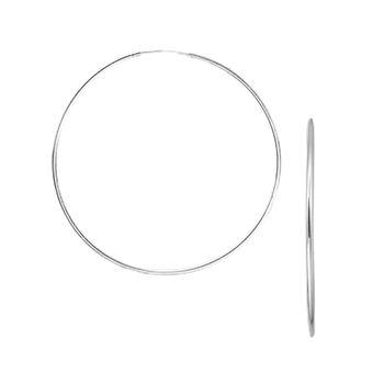 SØLV CREOL 55 MM, TRÅD 1,2 MM M/VIPPELÅS from Aagaard