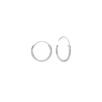 SØLV CREOL 10,5 MM, 1,2 MM TRÅD M/VIPPEL from Aagaard