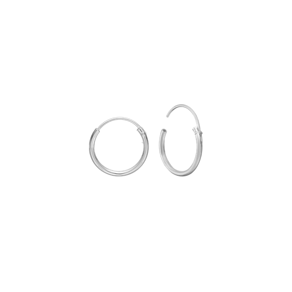 SØLV CREOL 10,5 MM, 1,2 MM TRÅD M/VIPPEL from Aagaard