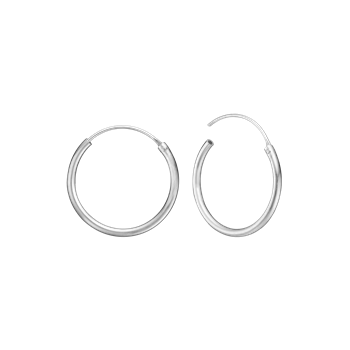 SØLV CREOL 19MM, 1,5MM TRÅD M/VIPPELÅS from Aagaard