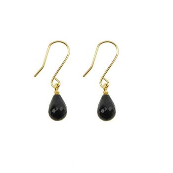 9kt øreringe med spinel Pr.par from San - Links of Joy