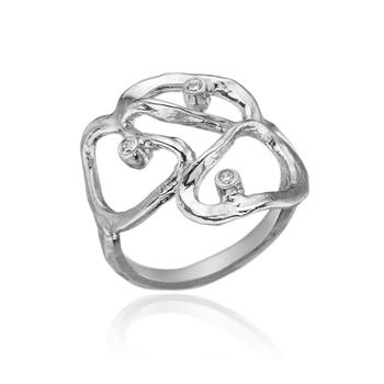 Skøn ring med Zirkonia from Blicher Fuglsang