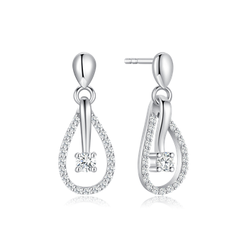 Sølv ørehænger from Støvring Design