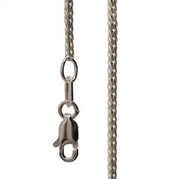 Silver necklace, from Bee