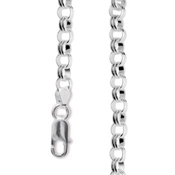 Silver necklace, from Bee