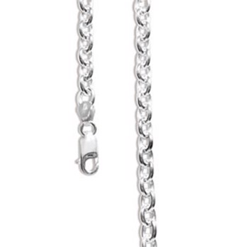Silver necklace, from Bee