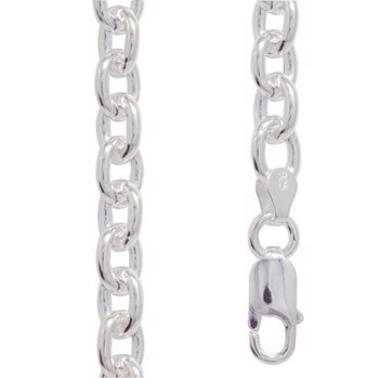 Silver necklace, from Bee