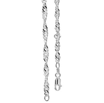 Silver necklace, from Bee