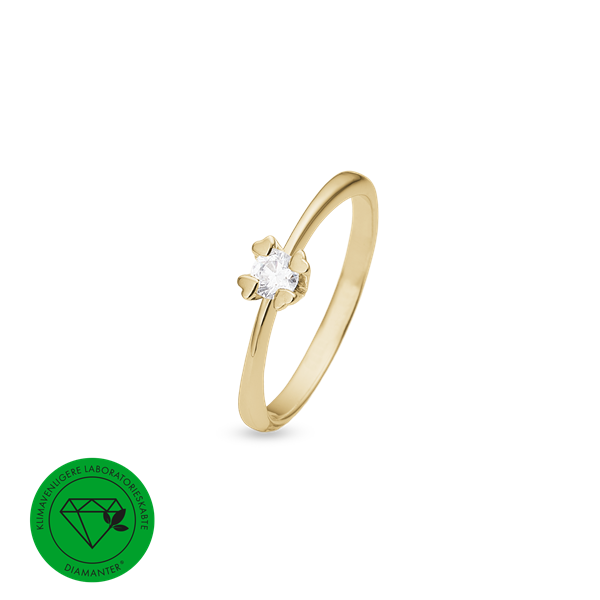 MARY Ring 14K LG DIAM 0,25CT W/VS from Aagaard