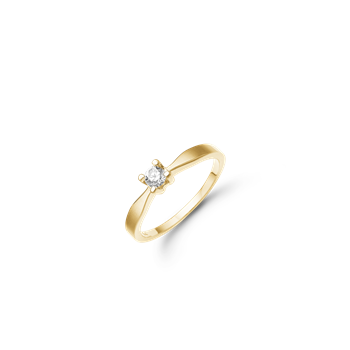 ETERNITY 14KT D.RING 1X0,15CT WSI 4/GRAB from Aagaard