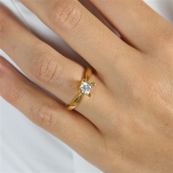 ETERNITY 14KT D.RING 1X0,50CT WSI 4/GRAB from Aagaard