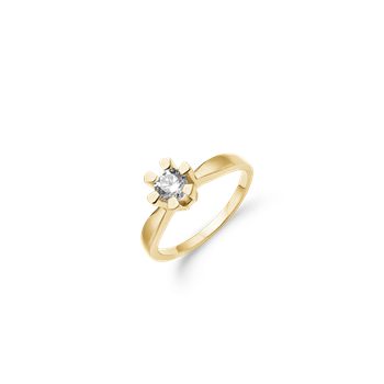ETERNITY 14KT D.RING 1X0,50CT WSI from Aagaard