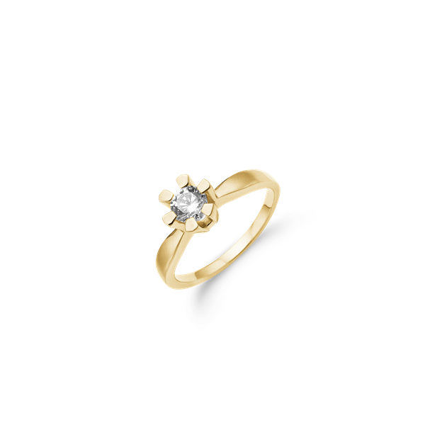ETERNITY 14KT D.RING 1X0,50CT WSI from Aagaard