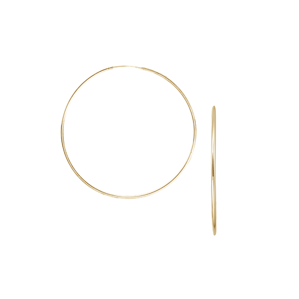 14KT CREOL 40MM, TRÅD 2MM M/VRIDLÅS from Aagaard