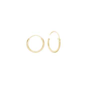 14KT CREOL 10,5 MM, TRÅD 1,2MM M/VIPPELÅ from Aagaard