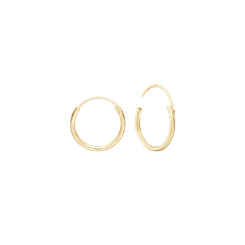 14KT CREOL 12,5 MM TRÅD 1,2MM M/VIPPELÅS from Aagaard