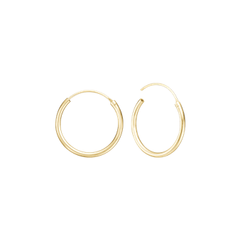 14KT CREOL 17,5MM, TRÅD 1,2MM M/VIPPELÅS from Aagaard