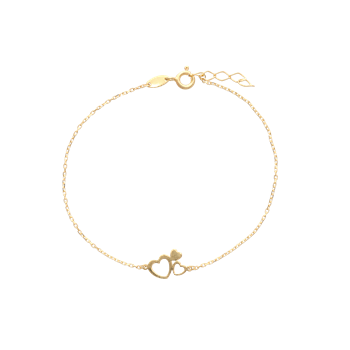 armbånd med 3 hjerter  from Aagaard