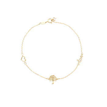 armbånd med livets træ og hjerte  from Aagaard