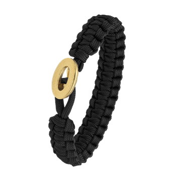 FSTS sort armbånd m forg lås 06 from Aagaard