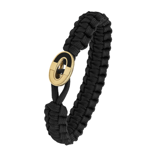 FSTS sort armbånd m forg lås 08 from Aagaard