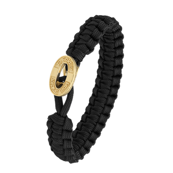 FSTS sort armbånd m forg lås 10 from Aagaard