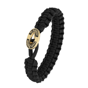 FSTS sort armbånd m forg lås 11 from Aagaard